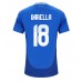 Maillot de foot Italie Nicolo Barella #18 Domicile vêtements Europe 2024 Manches Courtes